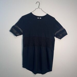 Topman Mesh Baseball Shirt Small